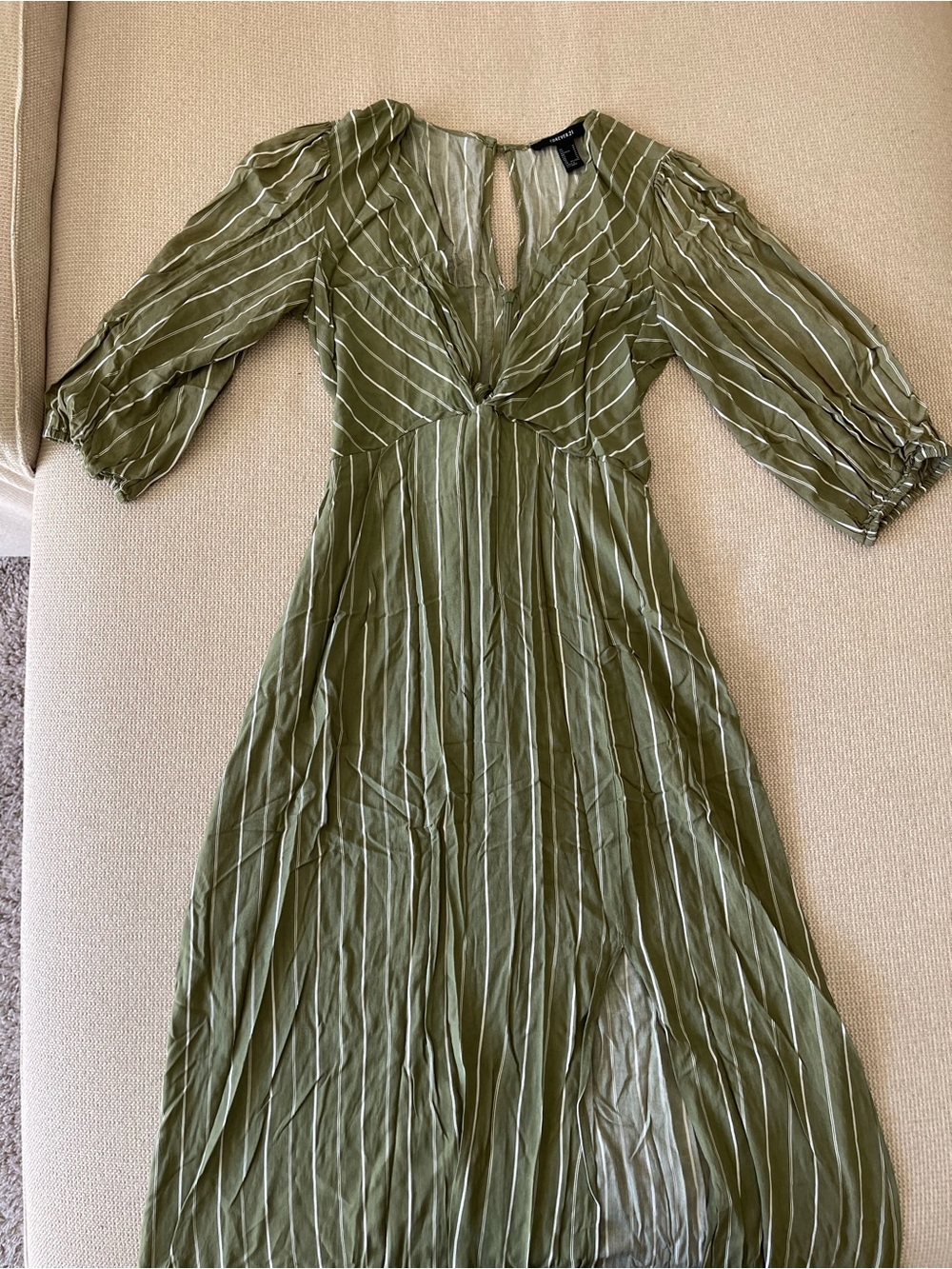 Olive Green Maxi Dress